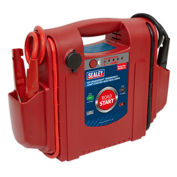 RoadStart® 12V Emergency Jump Starter 1600 Peak Amps | RS102