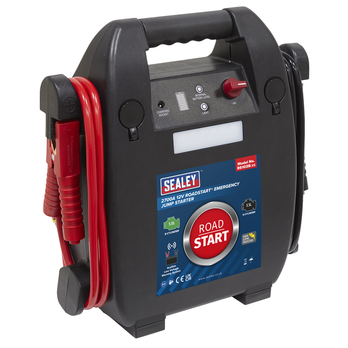 RoadStart® 12V Emergency Jump Starter 2700 Peak Amps | RS103B