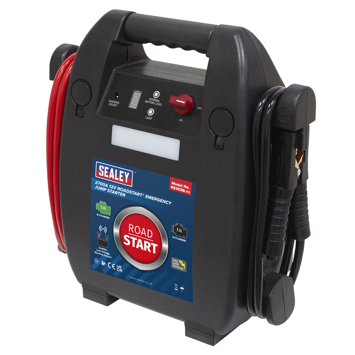 RoadStart® 12V Emergency Jump Starter 2700 Peak Amps | RS103B