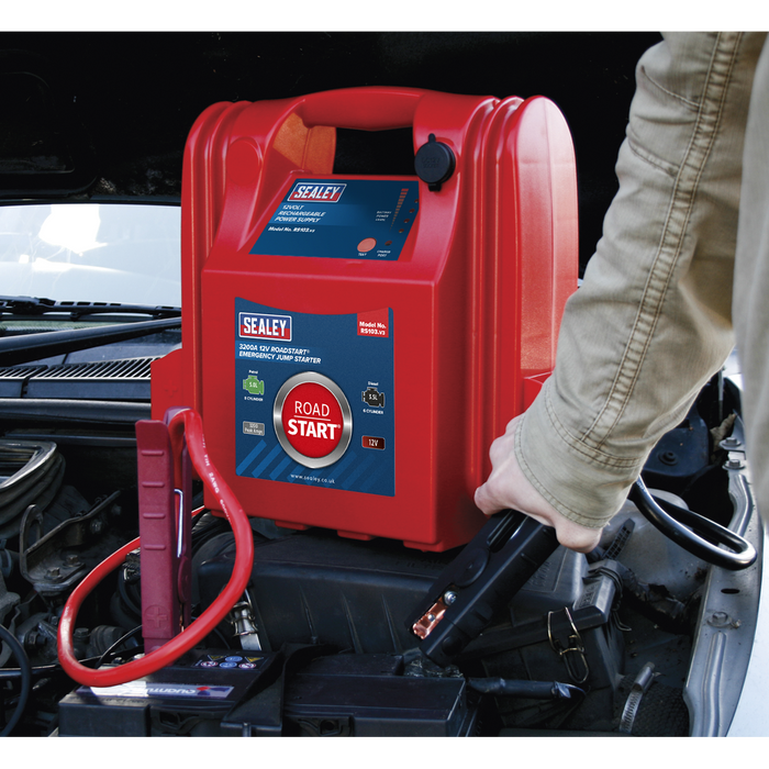 RoadStart® 12V Emergency Jump Starter 3200 Peak Amps | RS103