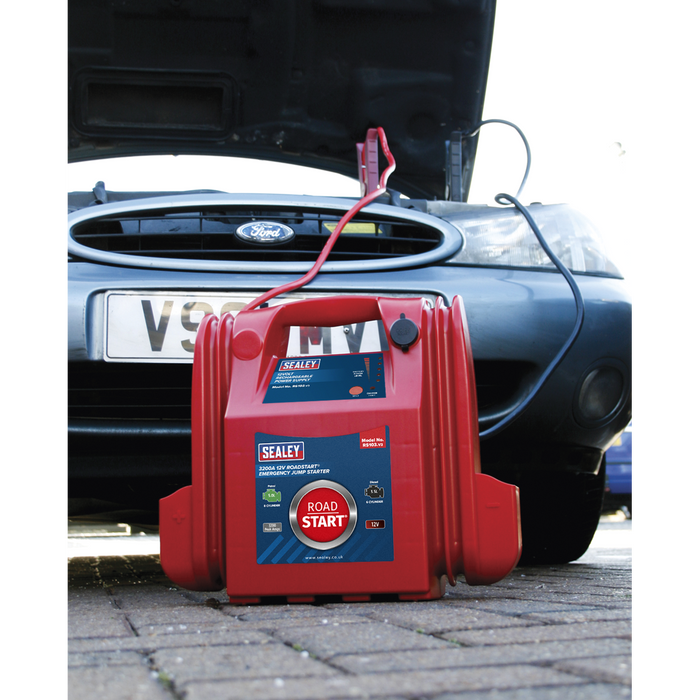 RoadStart® 12V Emergency Jump Starter 3200 Peak Amps | RS103