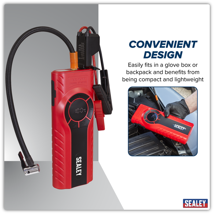 RoadStart® 12V Jump Starter & Tyre Inflator 1200A | RS1200TI