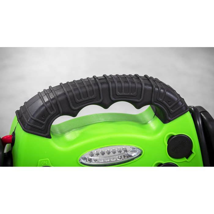 RoadStart® 12V Emergency Jump Starter 900 Peak Amps - Hi-Vis Green | RS1312HV