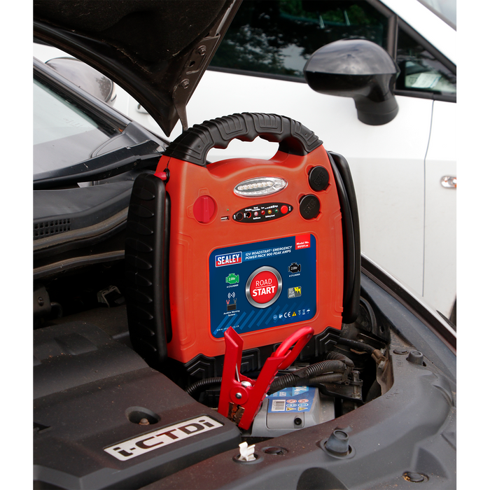 RoadStart® 12V Emergency Jump Starter 900 Peak Amps | RS131
