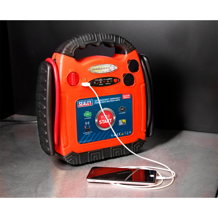 RoadStart® 12V Emergency Jump Starter 900 Peak Amps | RS131