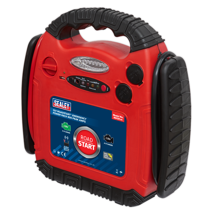 RoadStart® 12V Emergency Jump Starter 900 Peak Amps | RS131