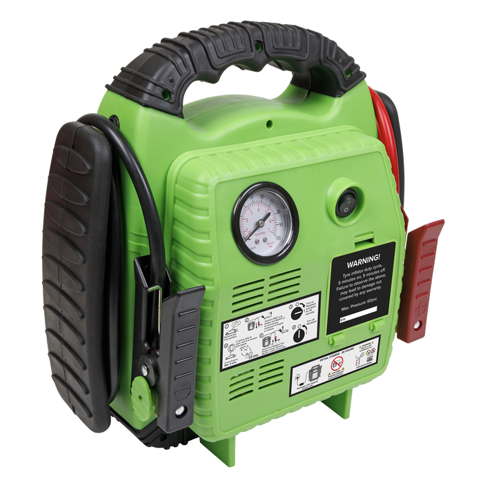 RoadStart® 12V Emergency Jump Starter with Air Compressor 900 Peak Amps | RS1322HV