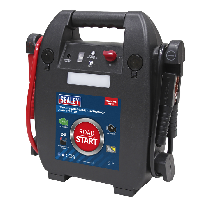 RoadStart® 12V Emergency 4-Cylinder Jump Starter 2L | RS1B