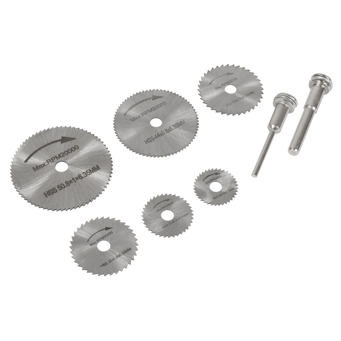 Rotary Drill Saw Blade Set 8pc | RSBS08