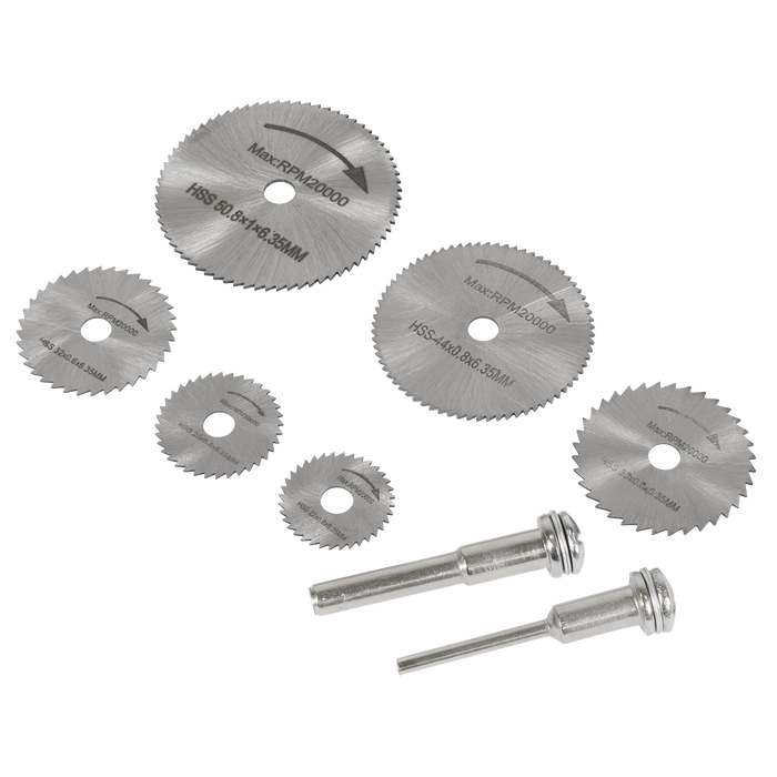 Rotary Drill Saw Blade Set 8pc | RSBS08