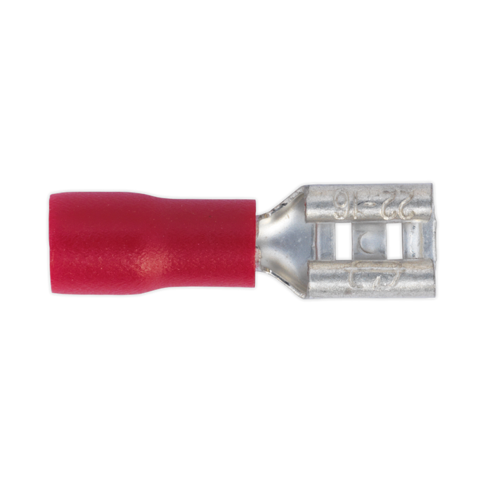 Push-On Female Terminal 4.8mm, Red - Pack of 100 | RT20