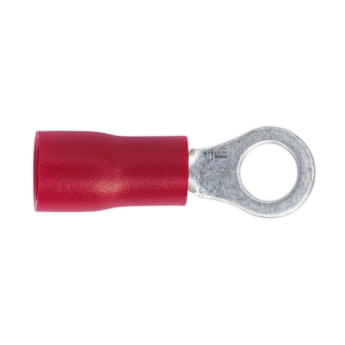 Easy-Entry Ring Terminal 4.3mm (4BA), Red - Pack of 100 | RT24
