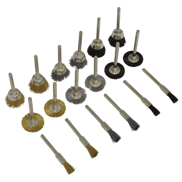 Rotary Tool Brush Set 18pc | RTA18WB
