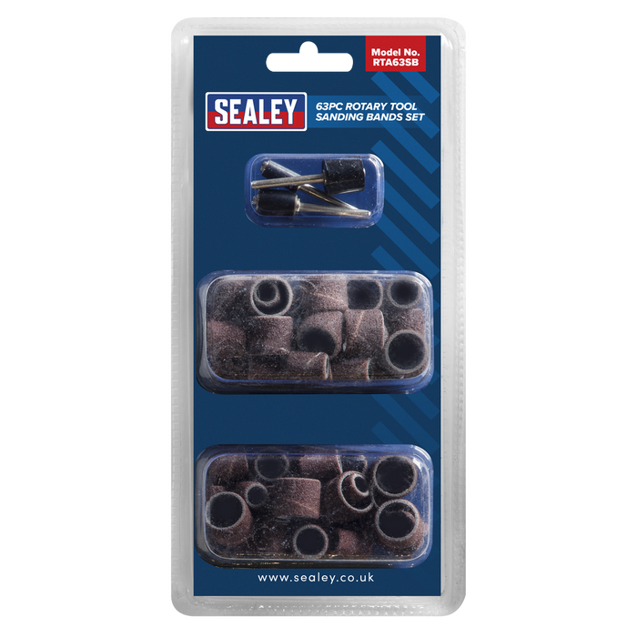 Rotary Tool Sanding Bands Set 63pc | RTA63SB