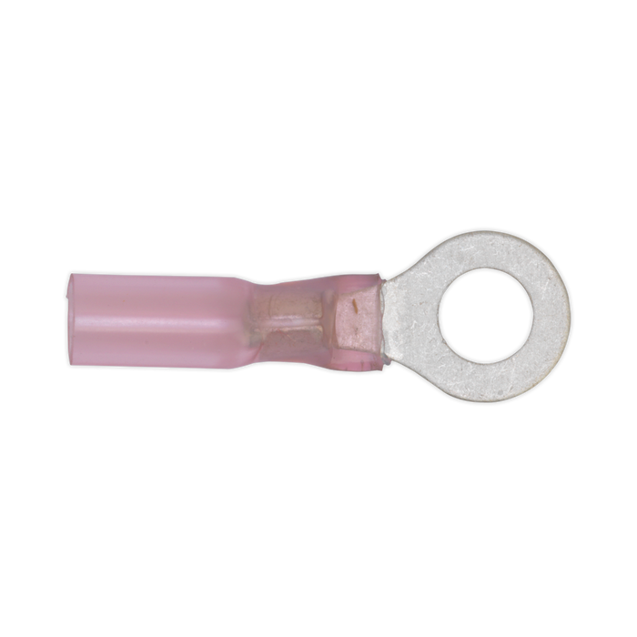 Heat Shrink Ring Terminal 5.3mm, Red - Pack of 25 | RTSR2553