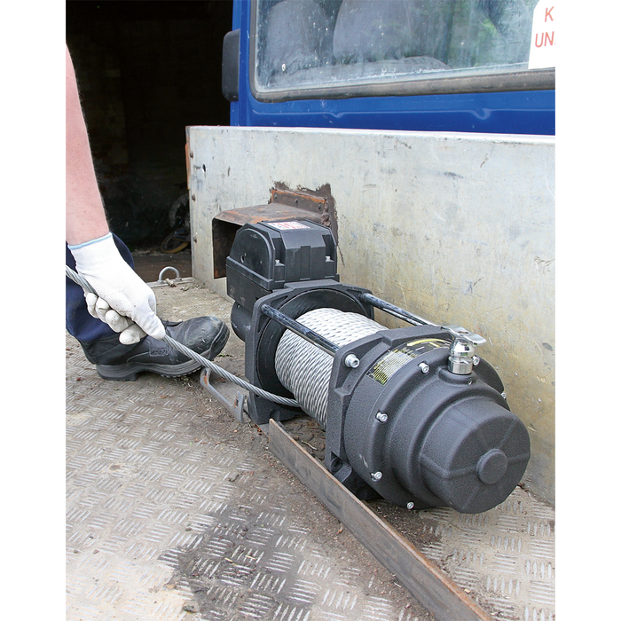 Premier Industrial Recovery Winch 8180kg (18000lb) Line Pull 12V | RW8180