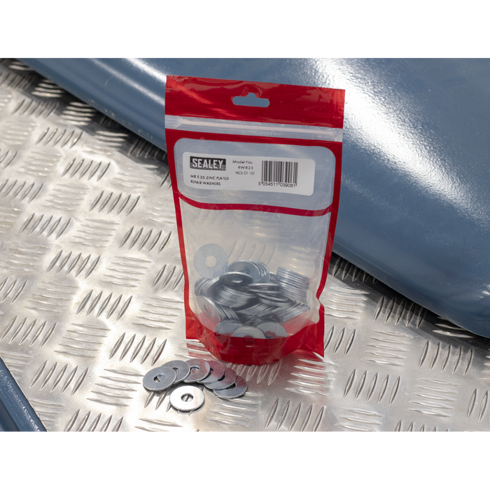 Zinc Plated Repair Washer M8 x 25mm - Pack of 100 | RW825