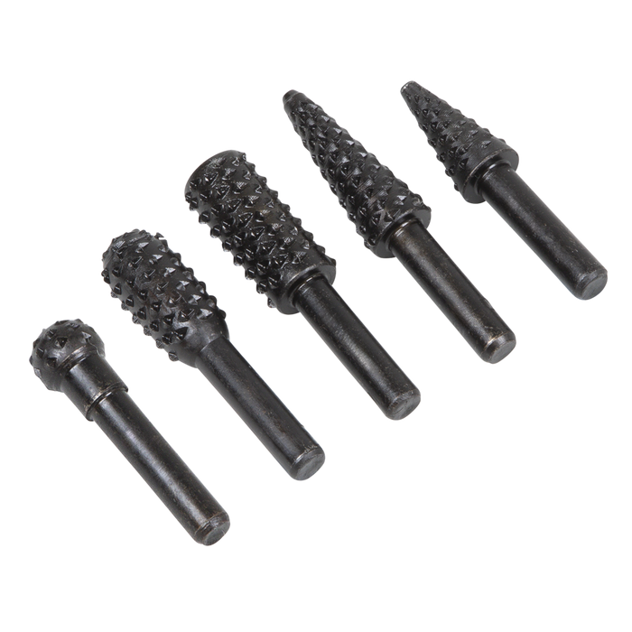 Rotary Burr Rasp Drill Bit Set 5pc | RWBS5