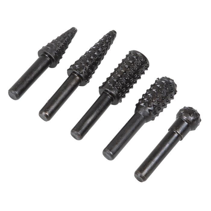 Rotary Burr Rasp Drill Bit Set 5pc | RWBS5