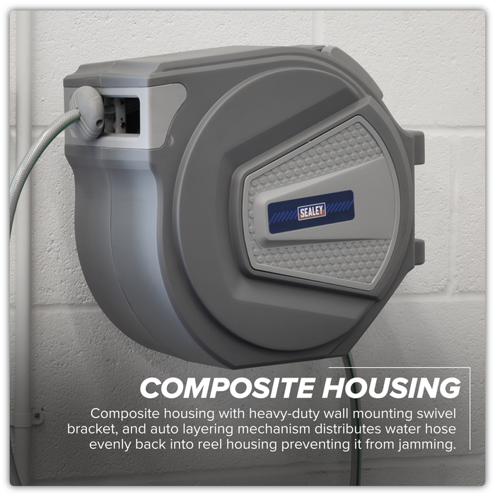 Auto-Rewind Control Garden Hose Reel 30m | RWH30