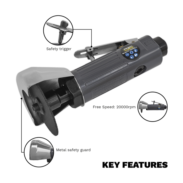 Siegen Air Rotary Cut-Off Tool 75mm | S01005
