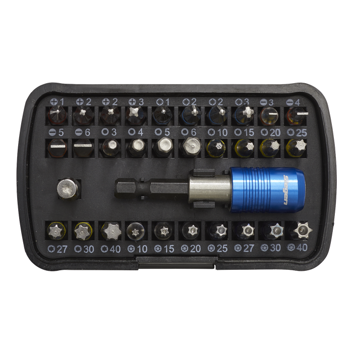 Siegen Colour-Coded Power Tool Bit Set 32pc | S01035