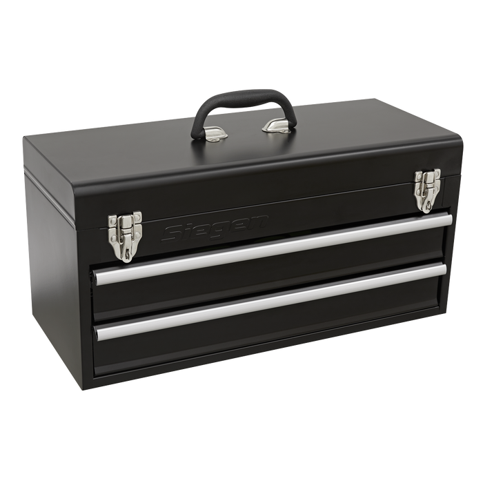 Siegen Portable Tool Chest 2 Drawer with Tool Kit 90pc | S01055