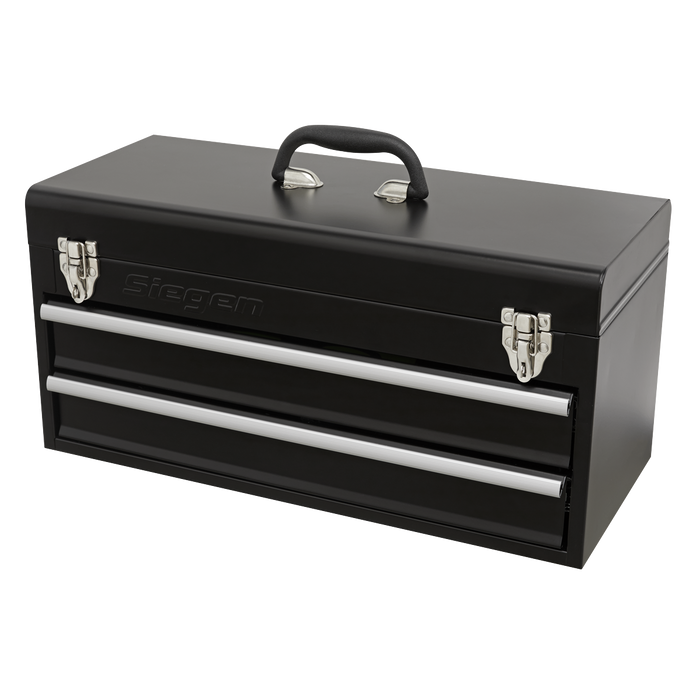 Siegen Portable Tool Chest 2 Drawer with Tool Kit 90pc | S01055