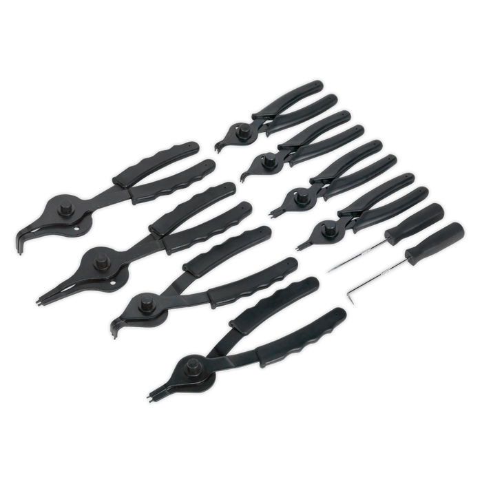 Siegen Internal/External Circlip Pliers Set 10pc | S01064