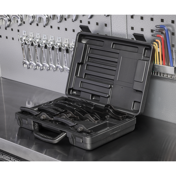Siegen Internal/External Circlip Pliers Set 10pc | S01064
