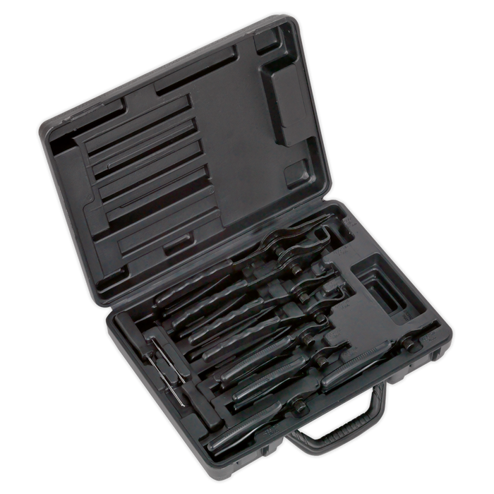 Siegen Internal/External Circlip Pliers Set 10pc | S01064