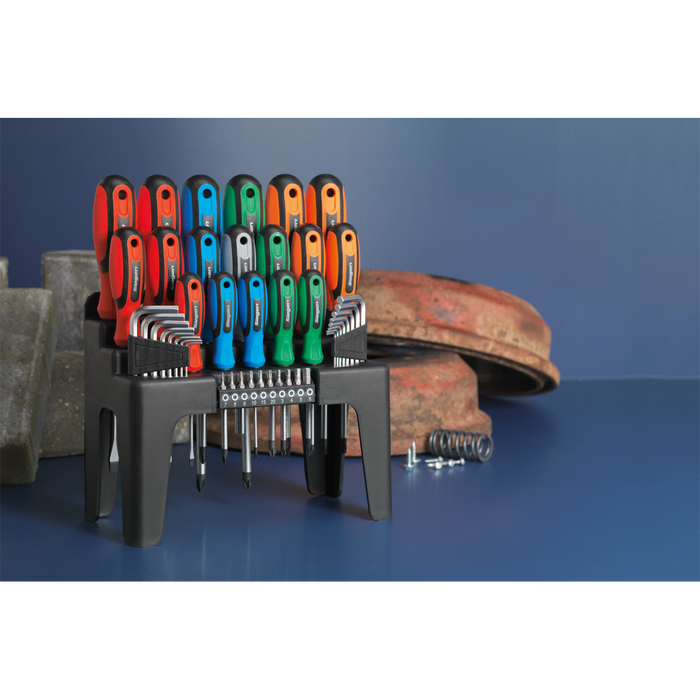 Siegen Screwdriver, Hex Key & Bit Set 44pc | S01090
