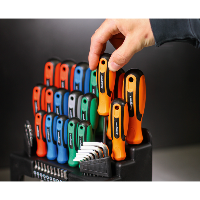 Siegen Screwdriver, Hex Key & Bit Set 44pc | S01090