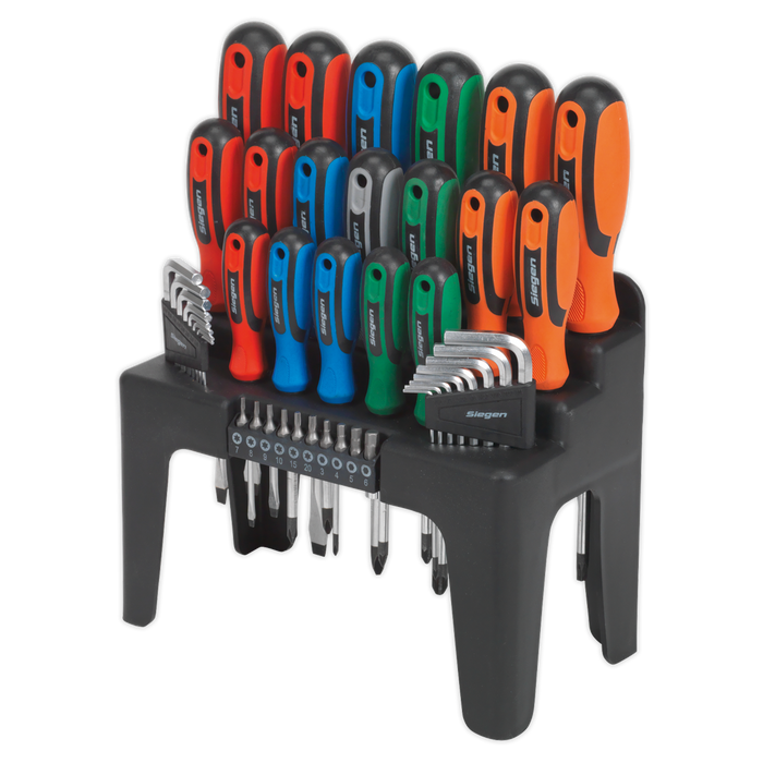 Siegen Screwdriver, Hex Key & Bit Set 44pc | S01090