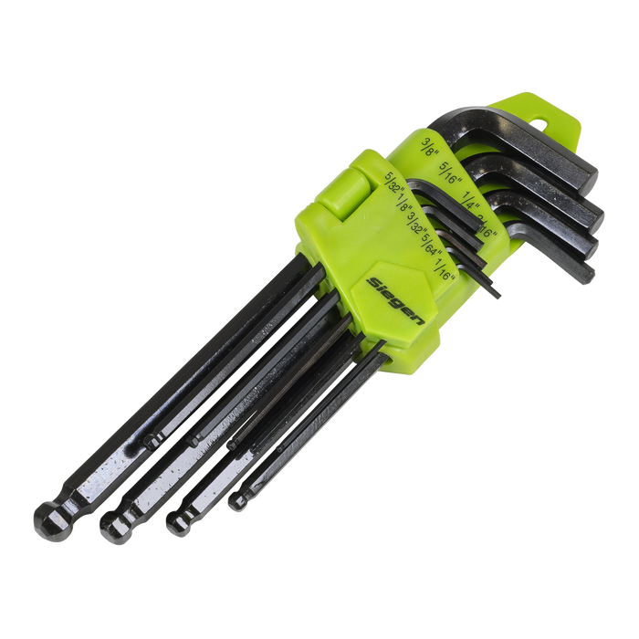 Siegen Imperial Long Ball-End Hex Key Set 9pc | S01098