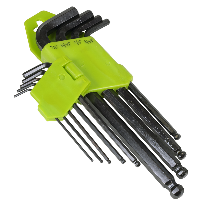 Siegen Imperial Long Ball-End Hex Key Set 9pc | S01098