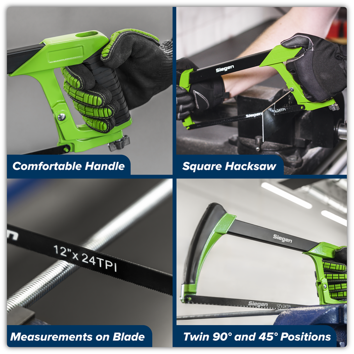 Siegen Engineer's Hacksaw 300mm | S01101