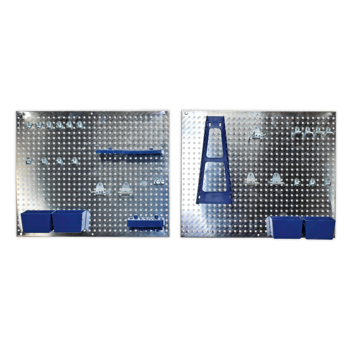 Siegen Wall Storage Pegboard Set 34pc | S01102