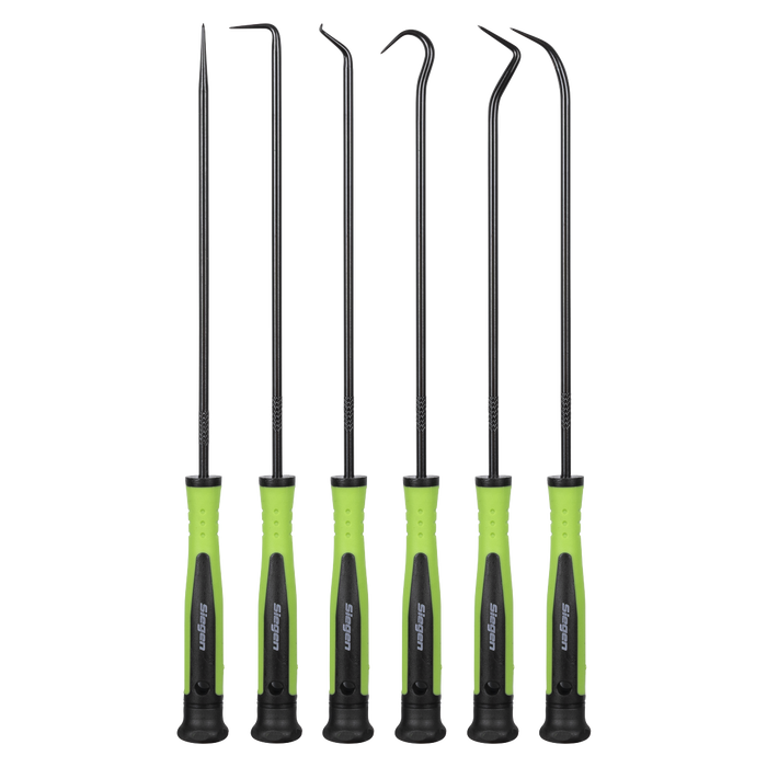Siegen Pick & Hook Set Extra-Long 6pc | S01104