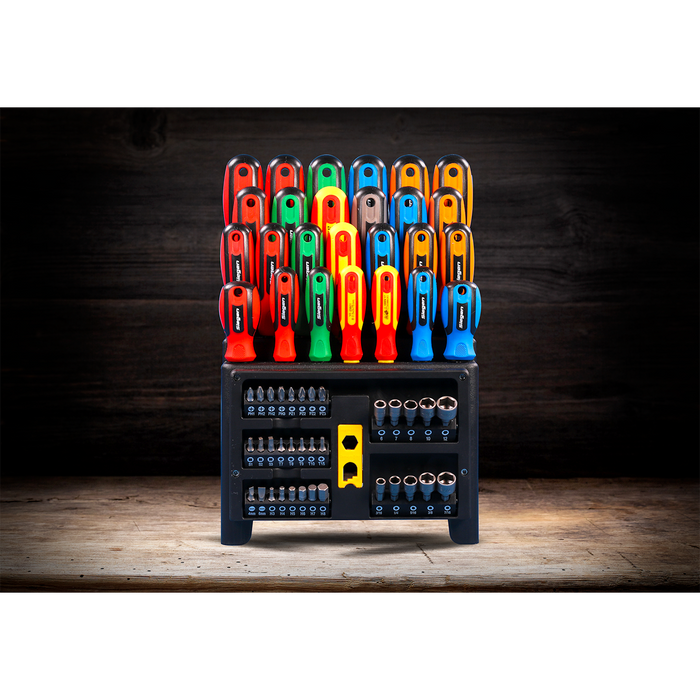 Siegen Screwdriver, Bit & Nut Driver Set 61pc | S01152