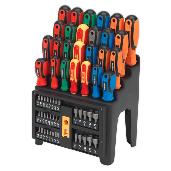Siegen Screwdriver, Bit & Nut Driver Set 61pc | S01152