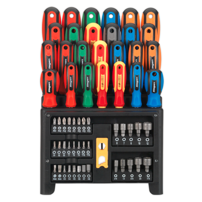 Siegen Screwdriver, Bit & Nut Driver Set 61pc | S01152