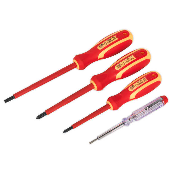 Siegen Electrician's Screwdriver Set 4pc - VDE Approved | S01155