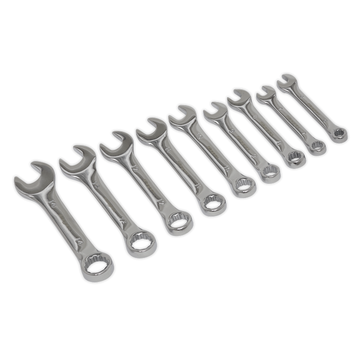 Siegen Stubby Combination Spanner Set 9pc | S01157