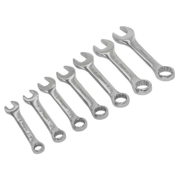 Siegen Imperial Stubby Combination Spanner Set 7pc | S01190