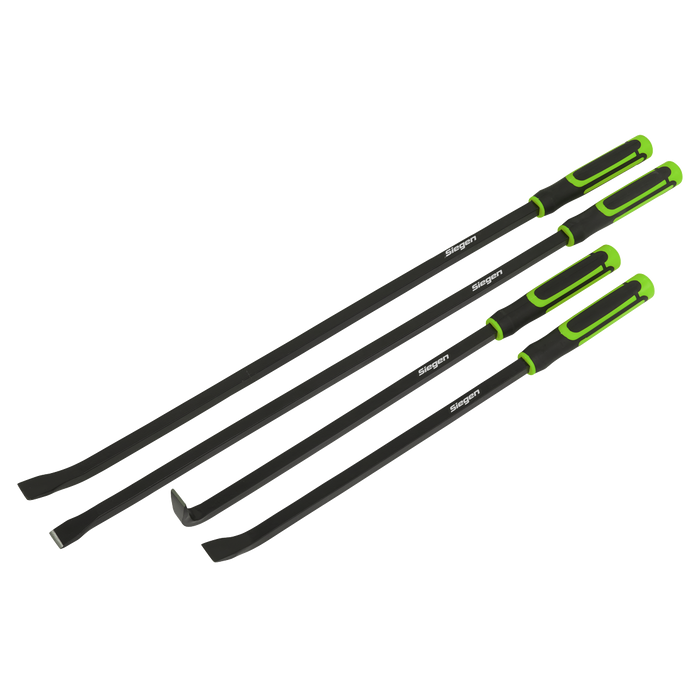 Heavy-Duty Pry Bar Set with Hammer Cap 4pc | S01193