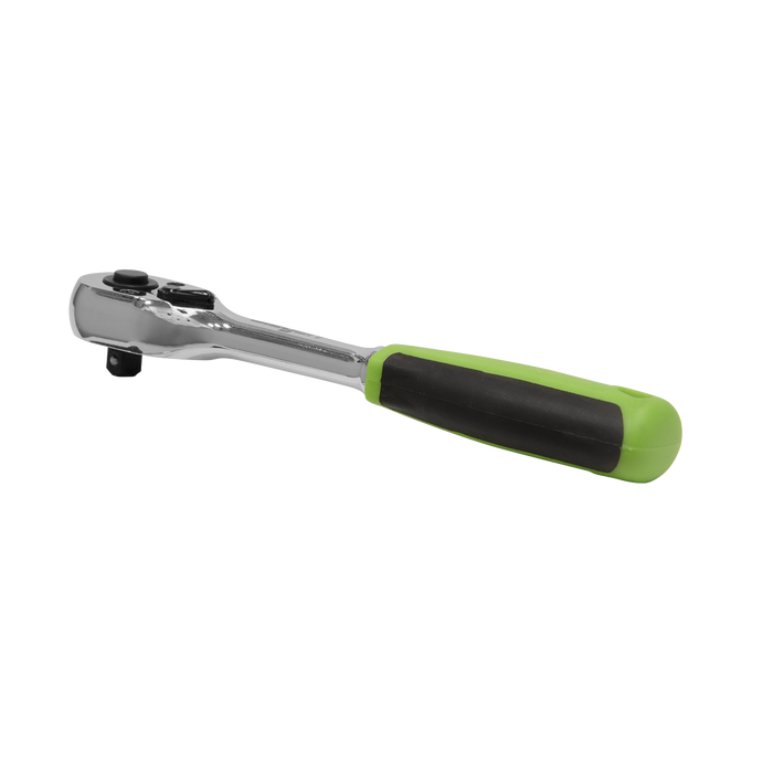 Siegen Pear-Head Ratchet Wrench with Flip Reverse 1/4"Sq Drive | S01200