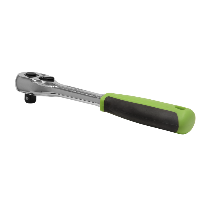 Siegen Pear-Head Ratchet Wrench with Flip Reverse 3/8"Sq Drive | S01201