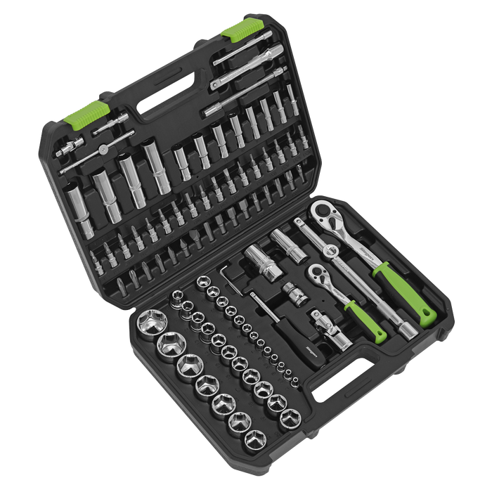 Siegen Socket Set 1/4" & 1/2"Sq Drive 94pc | S01210