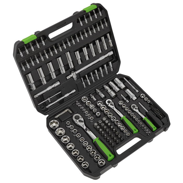 Siegen Socket Set 1/4", 3/8" & 1/2"Sq Drive 171pc | S01211